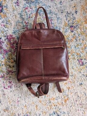 Vintage Genuine Leather Transit Backpack